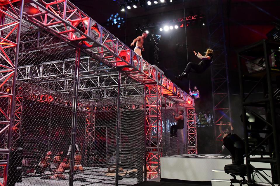 WWE Figure TRASHES AEW Blood & Guts, Claims It Pulled Industry Back 30 Years! WWE Figure TRASHES AEW Blood & Guts, Claims It Pulled Industry Back 30 Years!