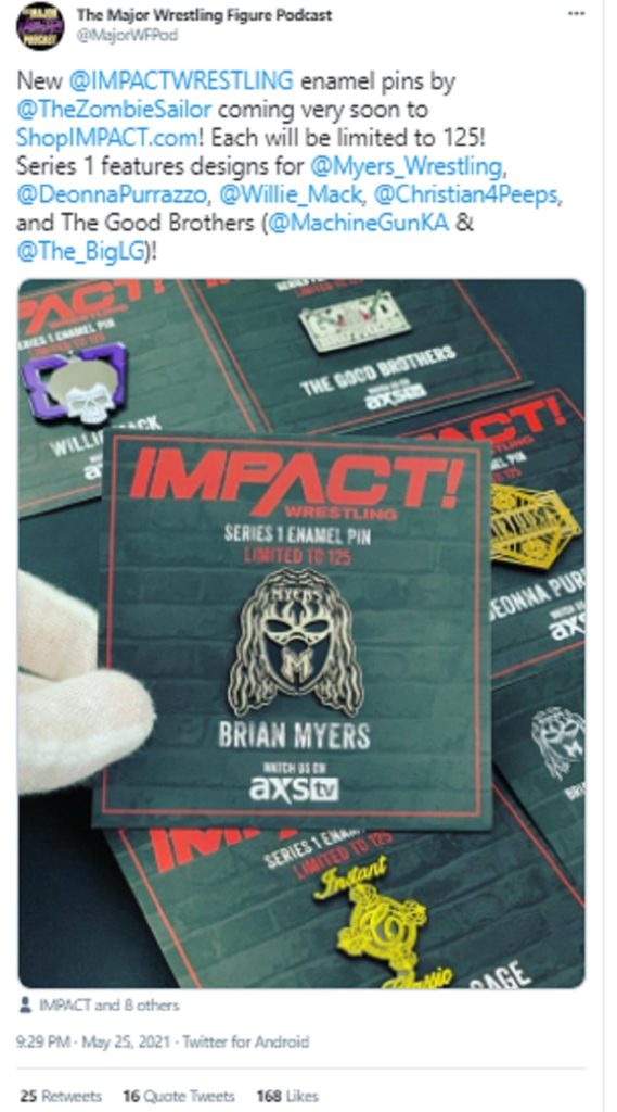 The Major Wrestling Figure Podcast Reveal New Upcoming Limited Edition Christian Cage Pin Christian Cage