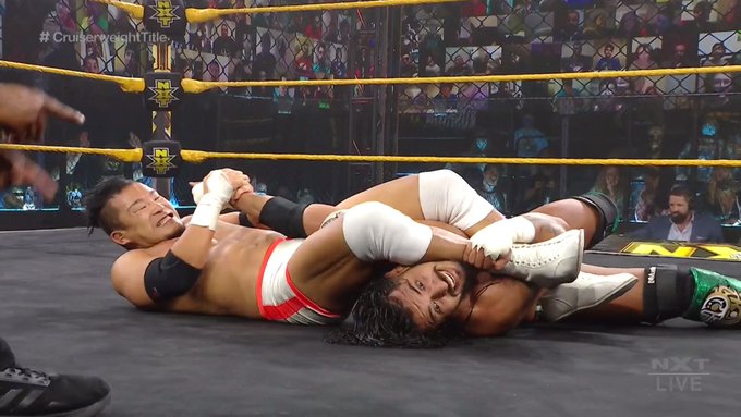 WWE NXT Results: KUSHIDA Defeats Santos Escobar 2-1 To Retain NXT Cruiserweight Championship WWE NXT Results: KUSHIDA Defeats Santos Escobar 2-1 To Retain NXT Cruiserweight Championship
