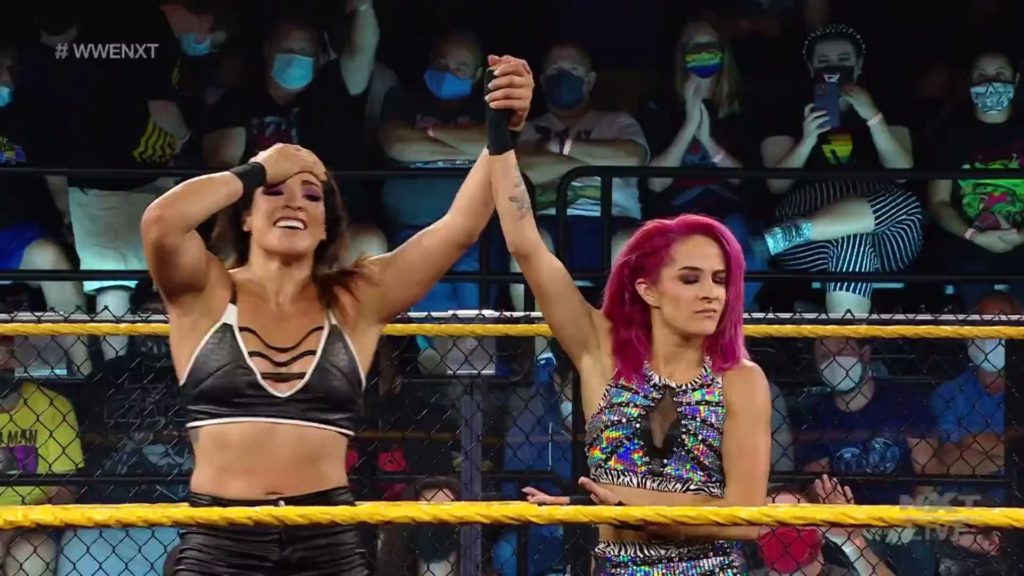 WWE NXT Results: Raquel Gonzalez & Dakota Kai Defeat Kacy Catanzaro & Kayden Carter Via Go To Kick (06/15)