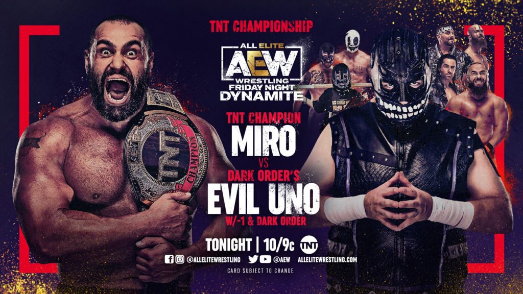 AEW Dynamite Results: Miro Defats Evil Uno To Retain TNT Championship (06/11)