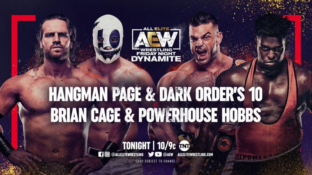 AEW Dynamite Results: Hangman Page & Preston Vance Defeat Brian Cage & Powerhouse Hobbs, Brian Cage Finally Turns On Team Taz (06/11) AEW Dynamite Results: Hangman Page & Preston Vance Defeat Brian Cage & Powerhouse Hobbs, Brian Cage Finally Turns On Team Taz (06/11)