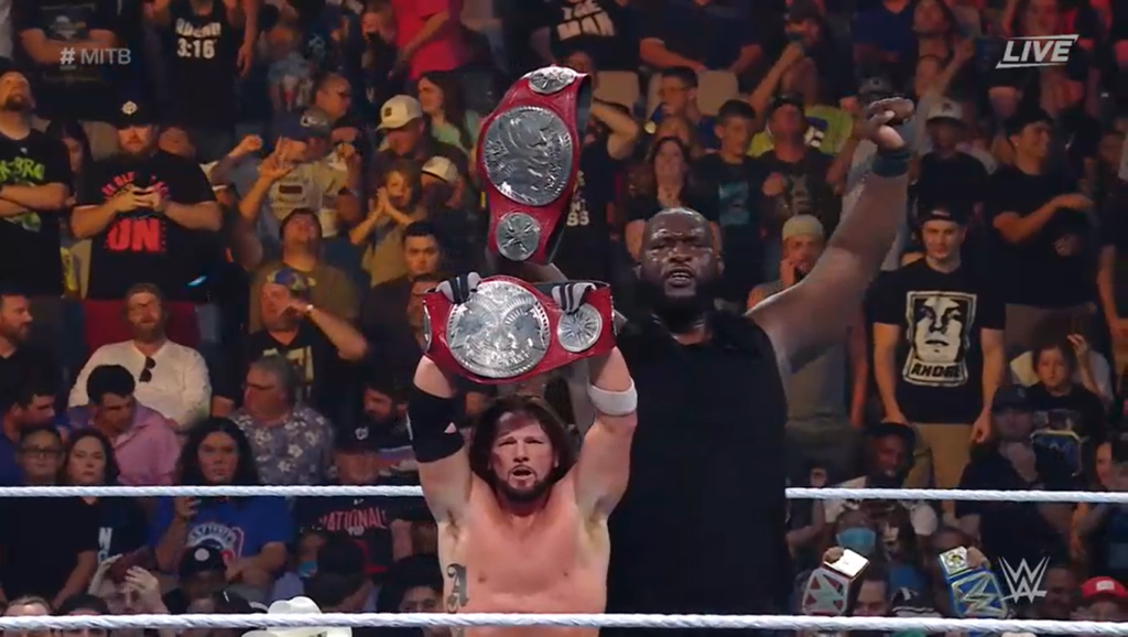 WWE Money In The Bank Results: AJ Styles & Omos Defeat The Viking Raiders To Retain RAW Tag Team Championships (07/18)