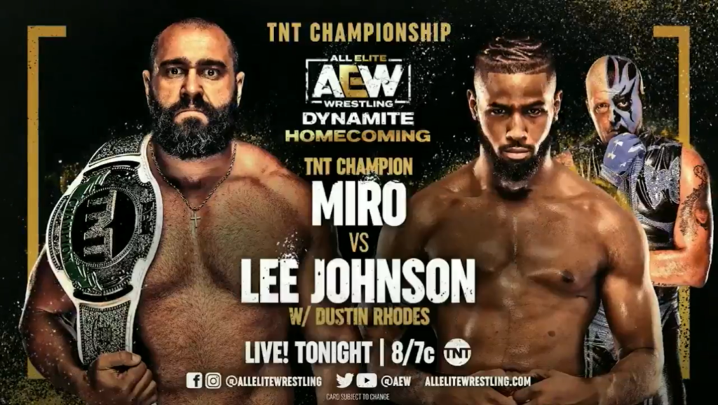 AEW Homecoming Results: Miro vs. Lee Johnson (08/04)