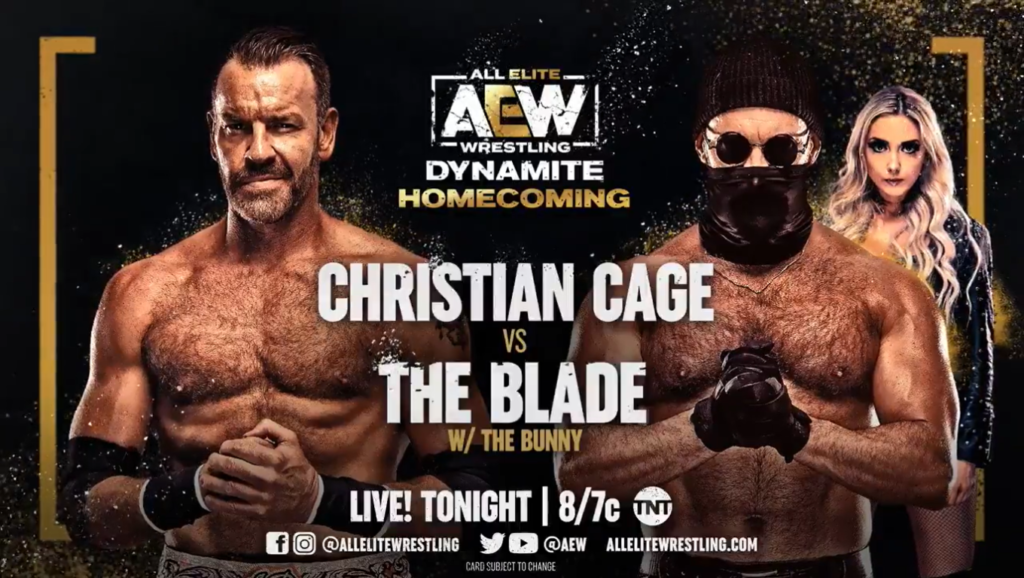 AEW Homecoming Results: Christian Cage vs. The Blade (08/04)