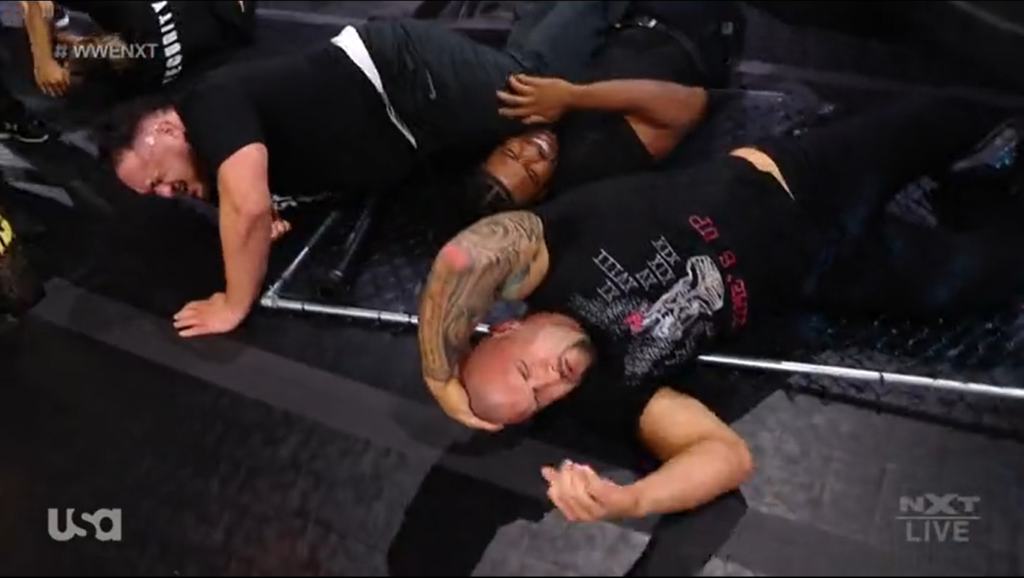 WWE NXT Results: Samoa Joe & Karrion Kross Nearly Tear Down The CWC With Massive Brawl (08/17) WWE NXT Results: Samoa Joe & Karrion Kross Nearly Tear Down The CWC With Massive Brawl (08/17)