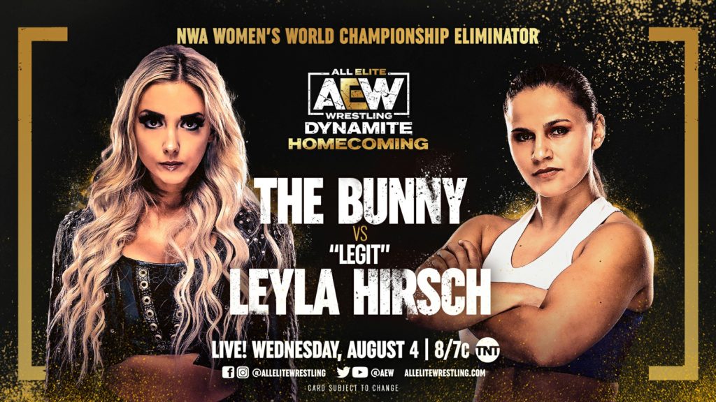 AEW Homecoming Results: Christian Cage Is Officially The #1 Contender, Leyla Hirsch Submits The Bunny(08/04) AEW Homecoming Results: Christian Cage Is Offically The #1 Contender, The Bunny vs. Leyla Hirsch (08/04)