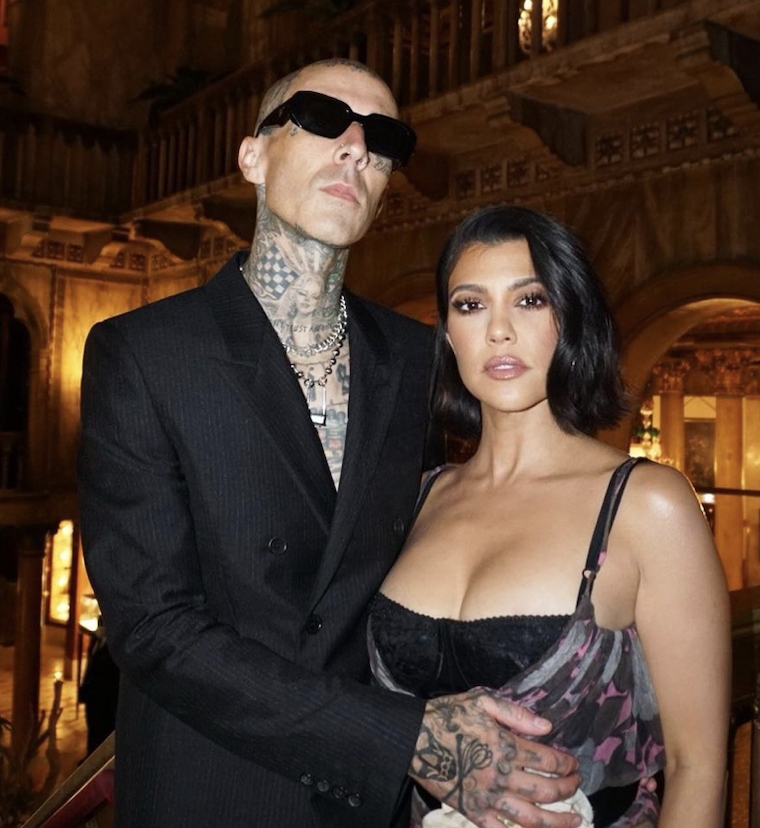 Kourtney Kardashian and Travis Barker Wow With More Risqué & Intimate Pictures! travis barker kourtney kardashian risque
