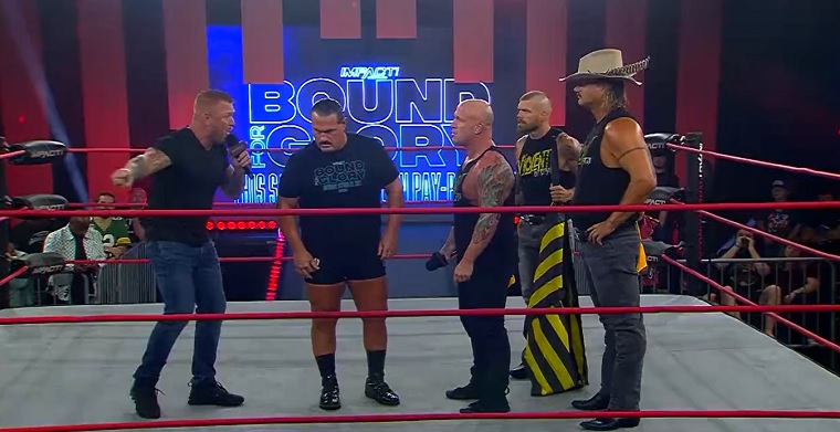 Impact Wrestling Results (10/21) – Tenille Dashwood and John Skylar Defeated Crazzy Steve and Chelsea Green and Jordynne Grace and Fallah Bahh (Pin) via Spotlight Kick, Rhino Helped Heath, Then Left and VBD Beat Heath Down Impact Wrestling Results