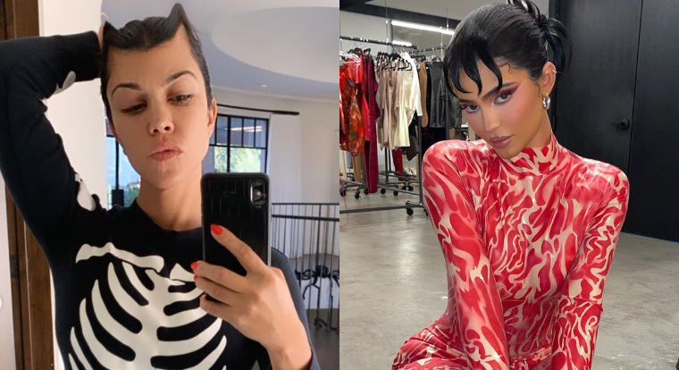Kourtney Kardashian and Kylie Jenner Show Off Halloween Décor Way Ahead of Schedule! kourtney kardashian kylie jenner