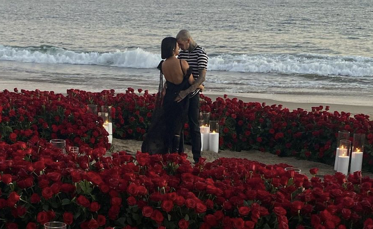 Engaged Travis Barker and Kourtney Kardashian Take Their Romance To The Next Level! kourtney kardashian travis barker engaged