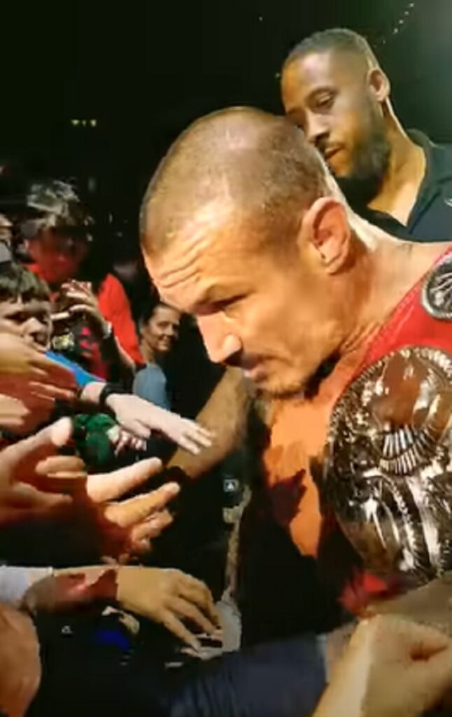 Randy Orton Saves Young Fan