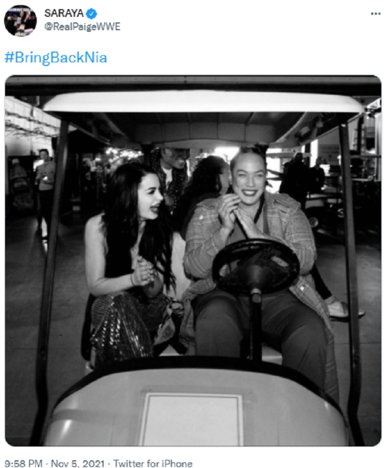 Nia Jax Says WWE Released her after Requesting an Extended Mental Health Leave; Paige Defends her, Calls for her to be Resigned Nia Jax