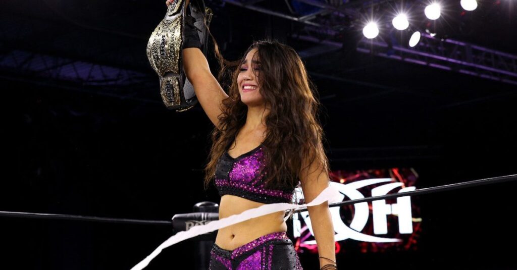 ROH Women’s Champion Rok-C Part Of Current WWE Tryouts ROH Women’s Champion Rok-C Is Part Of Current WWE Training Camp