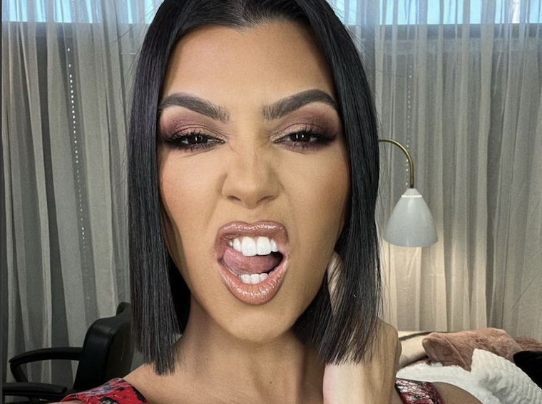 Kourtney Kardashian Claps Back At Body Shamer Following Latest PDA With Travis Barker kourtney kardashian screams