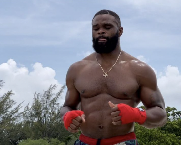 Tyron Woodley Demands Extra $500K “I Saved the F**cking Card” Bonus From Jake Paul tyron woodley mma ufc