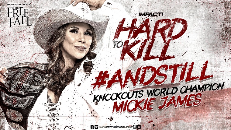 Impact Wrestling Hard To Kill Results (1/8) – Texas Death Match Knockouts Championship – Mickie James (C) Defeated Deonna Purrazzo by Pinfall and Ten Count to Retain Hard To Kill Results