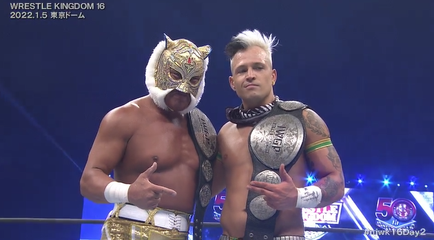 NJPW Wrestle Kingdom 16 Night Two Results: Flying Tiger Retain IWGP Junior Heavyweight Tag Team Championships, Saya Kamitani & Tam Nakano Win Stardom Showcase Match (01/05) NJPW Wrestle Kingdom 16 Night Two Results: Flying Tiger Retain IWGP Junior Heavyweight Tag Team Championships, Saya Kamatina & Tam Nakano Win Stardom Showcase Match (01/05)