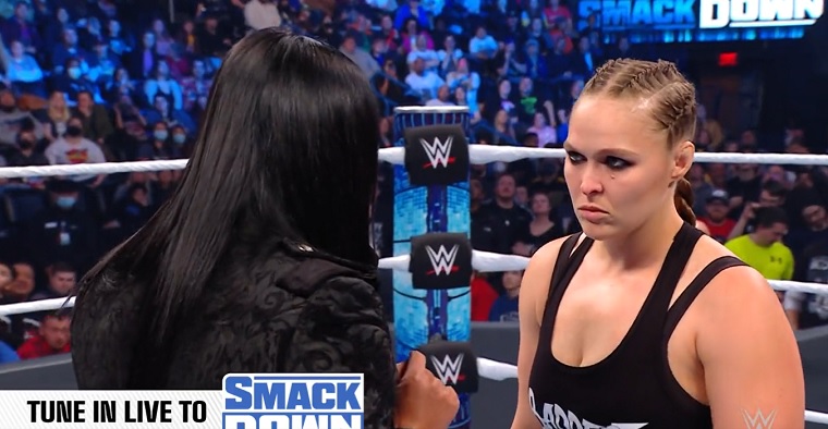 WWE Smackdown Results (2/4) – Drew McIntyre Promises to Pay Back Happy Corbin; Championship Contenders Match – Shinsuke Nakamura w/Rick Boogs Defeated Jinder Mahal w/Shanky by Pinfall; The New Day (Kofi Kingston, Big E) Defeated Los Lothariors (Angel, Humberto) by Pinfall; Ronda Rousey Chose Charlotte Flair at WrestleMania WWE Smackdown Results