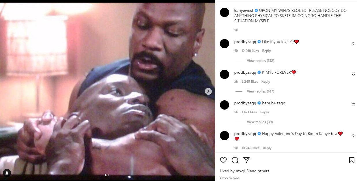 Kanye West Shares Alleged Texts from Kim Kardashian Expressing Concern for Pete Davidson’s Safety