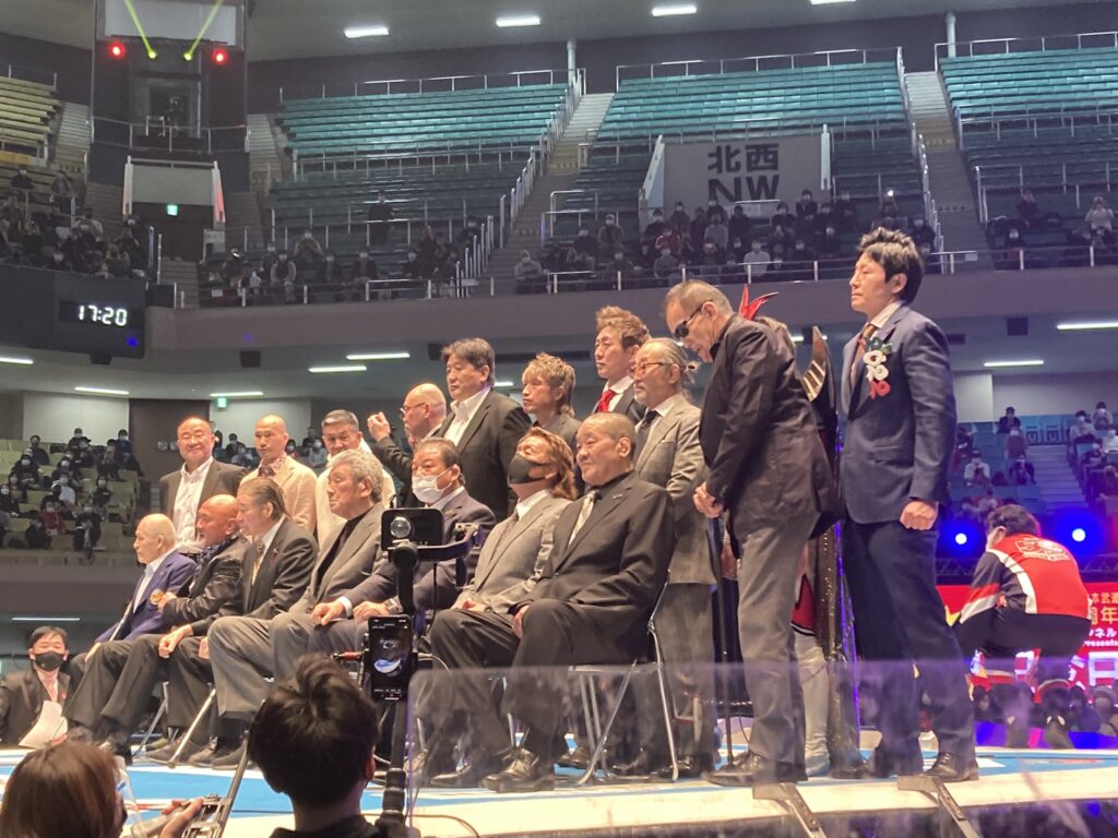 NJPW 50th Anniversary Show Results: Legends Appear For Pre-Show Ceremony, Ryohei Oiwa, YOH & Tiger Mask vs. HOUSE OF TORTURE (SHO, Yujiro Takahashi & EVIL) (03/01)