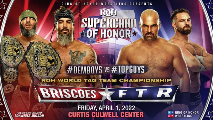 The Briscoes vs. FTR Set For Ring of Honor: Supercard of Honor, Jay Briscoe Offers Apology For Homophobic Statements The Briscoes vs. FTR Set For Ring of Honor: Supercard of Honor, Jay Briscoe Offers Apology For Homophobic Statements