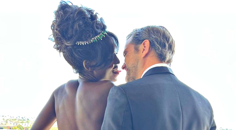 Jodie Turner-Smith Pictured Naked With Husband Joshua Jackson – ‘The Cat That Got The Cream’