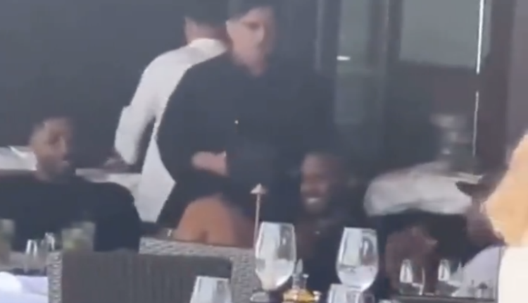 Kanye West And Tristan Thompson