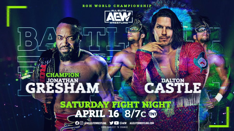 ROH Stars Jonathan Gresham & Dalton Castle Set To Make AEW Debuts At Battle Of The Belts II ROH Stars Jonathan Gresham & Dalton Castle Set To Make AEW Debuts At Batlte Of The Belts II