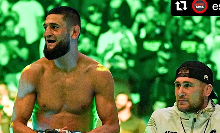 Khamzat Chimaev Makes Excuses For Gilbert Burns UFC 273 Fight, Promises to Smash Next Opponent