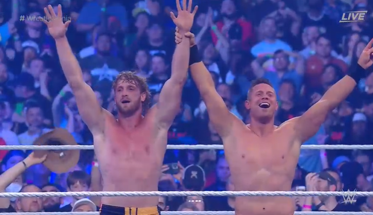 WWE WrestleMania 38 Night One Results: Logan Paul & The Miz Defeat Rey & Dominik Mysterio (04/02) Logan Paul