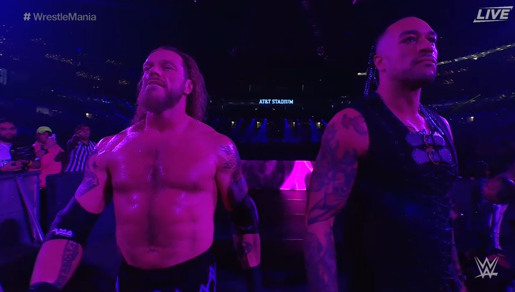 WWE WrestleMania 38 Night Two Results: Naomi & Sasha Banks Win WWE Women’s Tag Team Championships, Edge Defeats AJ Styles With Help From Damien Priest (04/03) WWE WrestleMania 38 Night Two Results: Naomi & Sasha Banks Win WWE Women's Tag Team Championships, Edge Defeats AJ Styles With Help From Damien Priest (04/03)