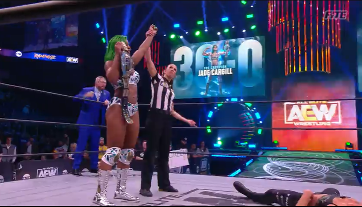 AEW Rampage Results: Jade Cargill Defeats Marina Shafir To Remain TBS Champion, Gains 30-0 Record (04/22) AEW Rampage Results: Jade Cargill Defeats Marina Shafir To Remain TBS Champion, Gains 30-0 Record (04/22)