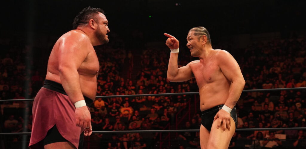 Samoa Joe Explains How Minoru Suzuki Match In AEW Came Together Samoa Joe Explains How Minoru Suzuki Match In AEW Came Together