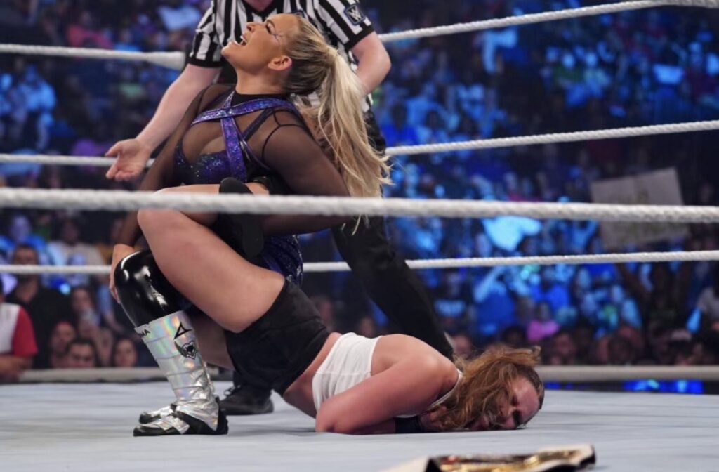 Natalya Brings Up Ronda Rousey Conspiracy Theory Antics During Social Media Fight!