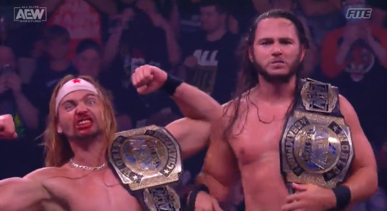 AEW Road Rager Results: Young Bucks Defeat Jurassic Express In Ladder Match For AEW World Tag Team Championships, Christian Cage Makes SHOCKING Heel Turn (06/15) AEW Road Rager Results: Young Bucks Defeat Jurassic Express In Ladder Match For AEW World Tag Team Championships, NEW CHAMPIONS CROWNED! (06/15)