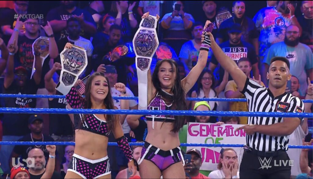 WWE NXT 2.0 Great American Bash Results: Cora Jade & Roxanne Perez Defeat Toxic Attraction To Win NXT Women's Tag Team Championships (07/05)