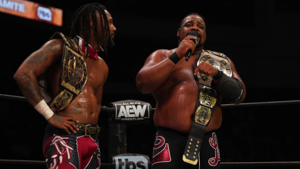 Keith Lee Cuts Emotional Promo Following AEW World Tag Team Championship Victory