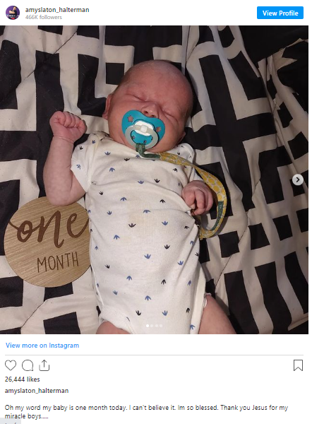 amy halterman celebrate baby glenn