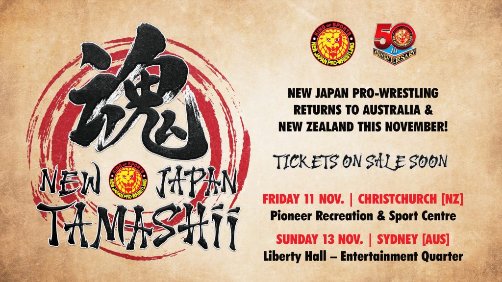 NJPW Announces Launch Of New TAMASHII Brand To Bring Shows To Austraila & New Zealand