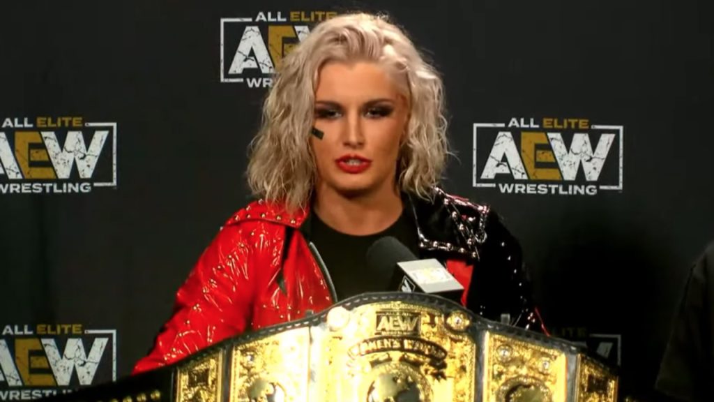 Toni Storm Hints That AEW Women’s World Champion Thunder Rosa Isn’t Injured