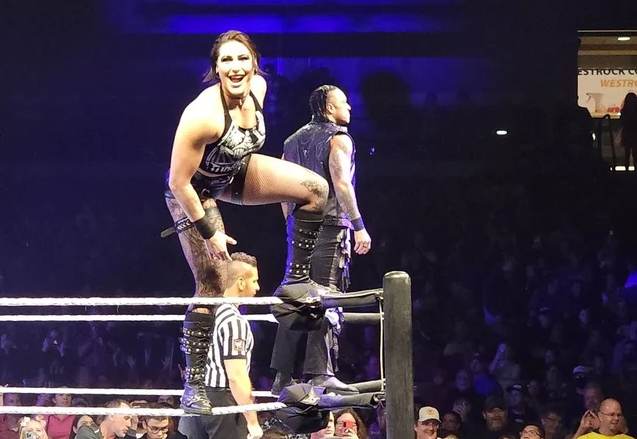 Rhea Ripley Returns To Ring At WWE Live Event In Iowa Rhea Ripley Returns To Ring At WWE Live Event In Iowa