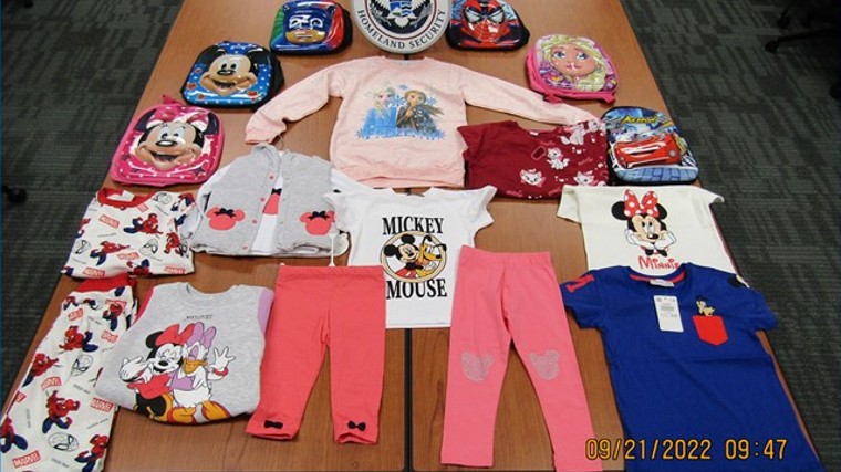 Norfolk Border Patrol Seize Over $130K in Counterfeit Disney Merchandise from Turkey Norfolk Border Patrol Seize Over $130K in Counterfeit Disney Merchandise from Turkey