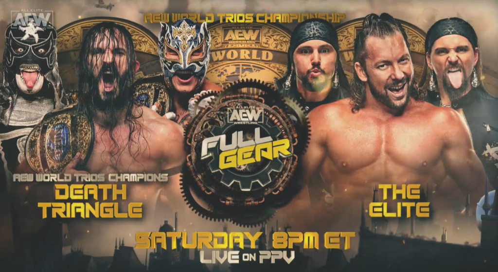 AEW Dynamite Results: Death Triangle Defeat AR Fox & Top Flight To Retain AEW World Trios Championships, The Elite To Return At Full Gear (11/16)