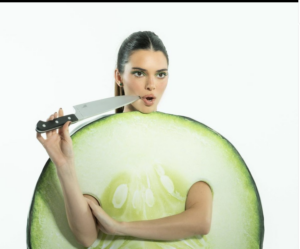 Kendall Jenner Trolls Herself By Dressing Up As A Cucumber For Halloween