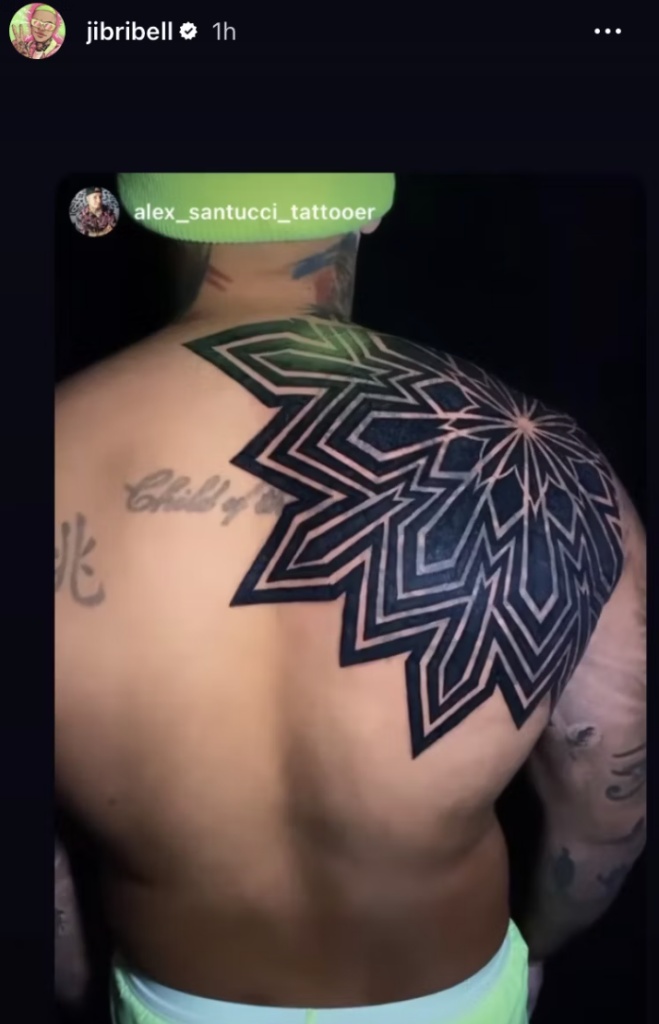 Jibri Bell Shows Off His New Tattoo That Took 20 Hours