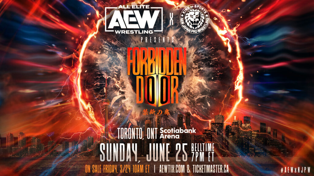 AEW & NJPW Announce Forbidden Door II For June 25th In Toronto AEW & NJPW Announce Forbidden Door II For June 25th In Toronto