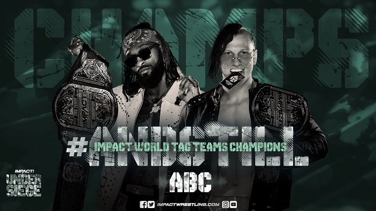 Impact Wrestling Under Siege Results (5/26) – Trinity Defeated Gisele Shaw w/Jai Vidal, Savannah Evans by Submission; Impact World Tag Team Championship – ABC (Ace Austin, Chris Bey) (c) Defeated SUBCULTURE (Mark Andrews, Morgan Webster) w/Dani Luna by Pinfall Impact Wrestling Under Siege Results (5/26) – Trinity Defeated Gisele Shaw w/Jai Vidal, Savannah Evans by Submission; Impact World Tag Team Championship - ABC (Ace Austin, Chris Bey) (c) Defeated SUBCULTURE (Mark Andrews, Morgan Webster) w/Dani Luna by Pinfall