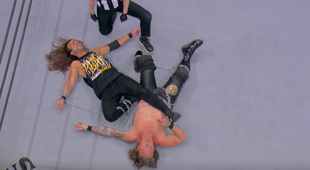 AEW Double Or Nothing 2023 Results: Adam Cole Defeats Chris Jericho In Unsanctioned Match, Orange Cassidy Retains AEW International Championship In 22 Man Blackjack Battle Royale (05/28) AEW Double Or Nothing 2023 Results: Adam Cole Defeats Chris Jericho In Unsanctioned Match, Orange Cassidy Retains AEW International Championship In 22 Man Blackjack Battle Royale (05/28)