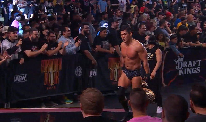 AEW x NJPW Forbidden Door 2023 Results: SANADA Crushes Jack Perry To Retain IWGP World Heavyweight Championship, Perry Turns Heel In Attack On HOOK, The Elite Defeat Blackpool Combat Club In Ten Man Tag Team Match (06/25) AEW x NJPW Forbidden Door 2023 Results: SANADA Crushes Jack Perry To Retain IWGP World Heavyweight Championship, Perry Turns Heel In Attack On HOOK, (06/25)